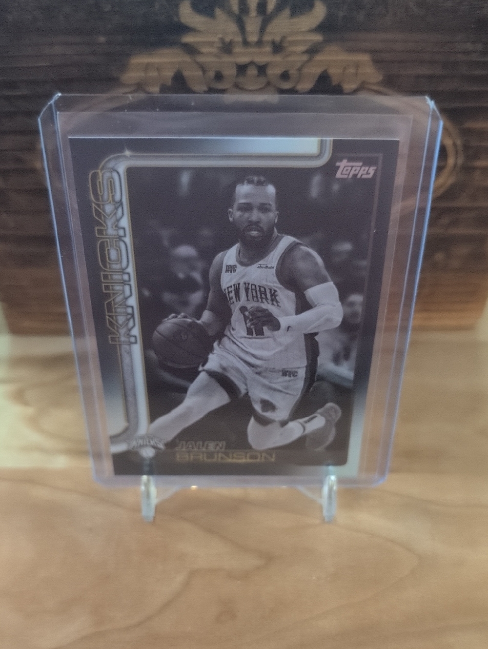 2025-26 Topps Jalen Brunson Blackout Foil Knicks